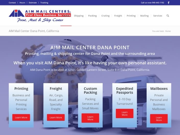 aim mail center near me